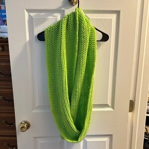 Abercrombie & Fitch Lime Green Knit Scarf